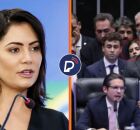 Michelle Bolsonaro diz que deputada do PT avan&ccedil;ou 'violentamente sobre as partes &iacute;ntimas' de Nikolas