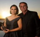 Michelle e Jair Bolsonaro.