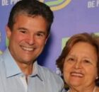 Ministro Andr&eacute; de Paula e sua m&atilde;e, que morreu neste s&aacute;bado. 