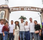 Em S&atilde;o Joaquim do Monte, governadora Raquel Lyra prestigia a 32&ordf; edi&ccedil;&atilde;o da Romaria de Frei Dami&atilde;o