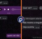 Mensagens do advogado de Pernambuco para a pr&oacute;pria filha.