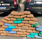 Droga apreendida pela PRF, em Pernambuco.