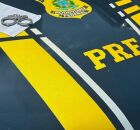 PRF prende homem foragido. 