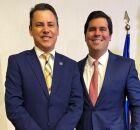 Prefeito de Toritama S&eacute;rgio Colin e Ministro dos Esportes Andr&eacute; Fufuca.