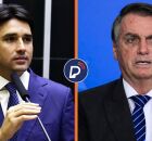 Silvio Costa Filho e Jair Bolsonaro. 