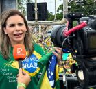 Clarissa T&eacute;rcio no ato Reaja Brasil denuncia abusos do STF 