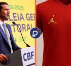 Presidente da CBF confirma que sele&ccedil;&atilde;o brasileira iria ter camisa vermelha: "Mandei parar"