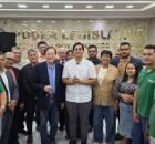 Prefeito J&uacute;nior de Irm&atilde; T&ecirc;ca recebe Charles Tang para debater economia de Itapissuma.