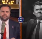 Vice presidente dos Estados Unidos, JD Vance, discursa em vel&oacute;rio de Charlie Kirk.