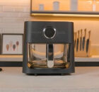 Airfryer Mallory Smart Glass traz cuba de vidro temperado. 