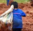 Crian&ccedil;a no Brasil trabalhando.