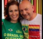 Carla Zambelli e Luciano Hang.