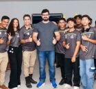 C&eacute;sar Ramos em evento de Igarassu.