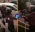 Momento do tiroteio com dupla armada.