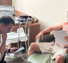 Fl&aacute;vio e Jair Bolsonaro.