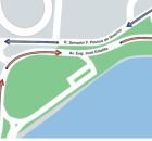 Al&ccedil;a de circula&ccedil;&atilde;o no Cais Jos&eacute; Estelita. 