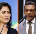 Michelle Bolsonaro e Otoni de Paula. 