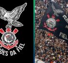 Torcidas do Corinthians protestam no CT do clube.