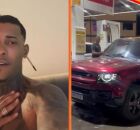 MC Poze tem carro recuperado.