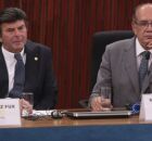 Ministros do STF Luiz Fux e Gilmar Mendes.