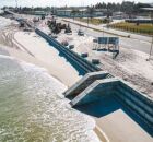 Obra in&eacute;dita visa conter eros&atilde;o e ampliar seguran&ccedil;a da orla alargada. 