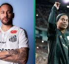 Ronaldinho torcendo para retorno de Neymar.