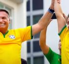 Nikolas Ferreira e Bolsonaro. 