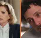 Odete Roitman e filho Leonardo. 