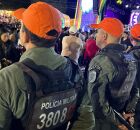 Pol&iacute;cia Militar na cobertura do Pernambuco Meu Pa&iacute;s.