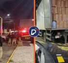 Caminh&atilde;o apreendido pela PRF, em Pernambuco.
