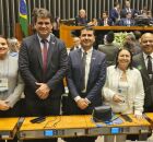 Prefeitos pernambucanos em Bras&iacute;lia.