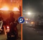 Manifesta&ccedil;&atilde;o no Recife que resultou em &ocirc;nibus queimado.