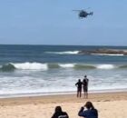 Praia onde surfista foi atacado por tubar&atilde;o.