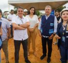Governador em exerc&iacute;cio vistoria obras do Canal do Fragoso e Ramal da Arena.