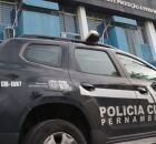 Viatura da Pol&iacute;cia Civil de Pernambuco.