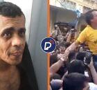 Ad&eacute;lio Bispo, autor da facada e momento do ataque a Bolsonaro.