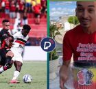 Torcedor do Sport com bolo de 10 anos sem t&iacute;tulo.