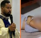 Padre flagrado com mulher casada no banheiro nega sexo e diz que ela iria tomar banho
