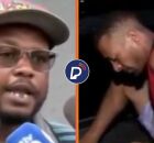 Pai da menina Esther.