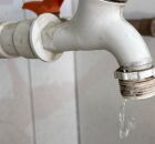 Torneira com pouca &aacute;gua.