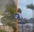 &Aacute;reas atingidas pelo furac&atilde;o.