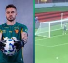 Goleiro do Sport fica at&eacute; tarde treinando penalidades ap&oacute;s quase defender cobran&ccedil;a do Fluminense