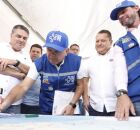 Governador em exerc&iacute;cio Ricardo Paes Barreto em vistoria na Mata Sul.