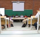 Sala de aula em universidade.