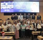 Homenagem ao Movimento Pr&oacute;-Vida. 