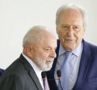 Lula e Lewandowski em Bras&iacute;lia.