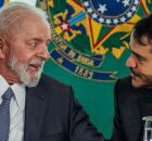 Jorge Messias e Lula. 