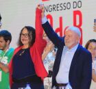 Lula e Luciana Santos. 
