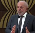 Lula durante fala sobre tr&aacute;fico.