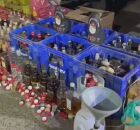 Material apreendido pela Pol&iacute;cia Militar.